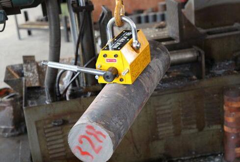 永磁起重器起吊圓鋼示意圖 永磁起重器起吊圓鋼示意圖